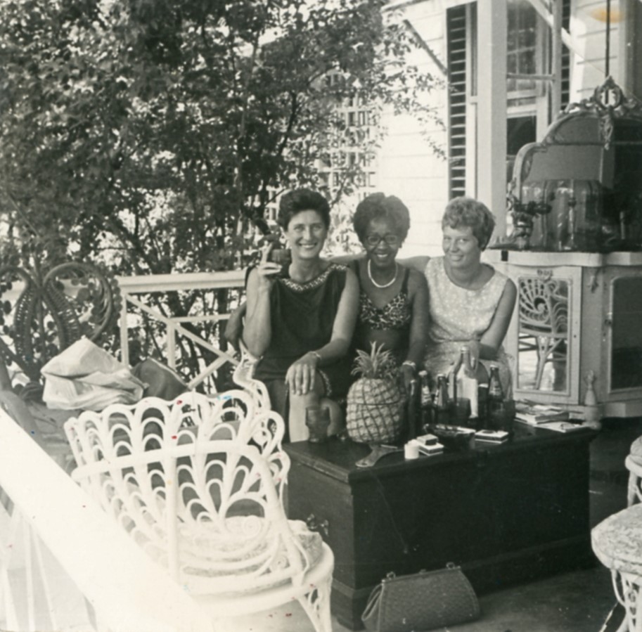 Jabavu with friends in Jamaica, May 1966.